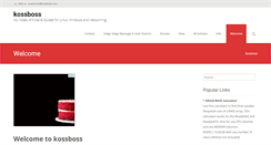 Desktop Screenshot of kossboss.com