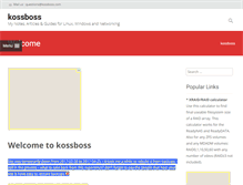 Tablet Screenshot of kossboss.com